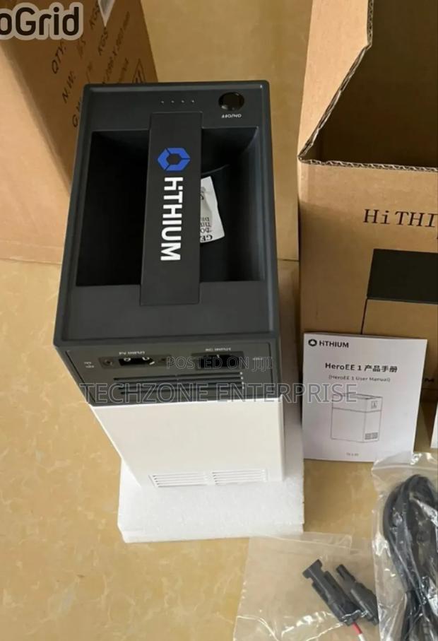 Hithium Portable Powerbank Station Solar Lithium 3 in 1 ;