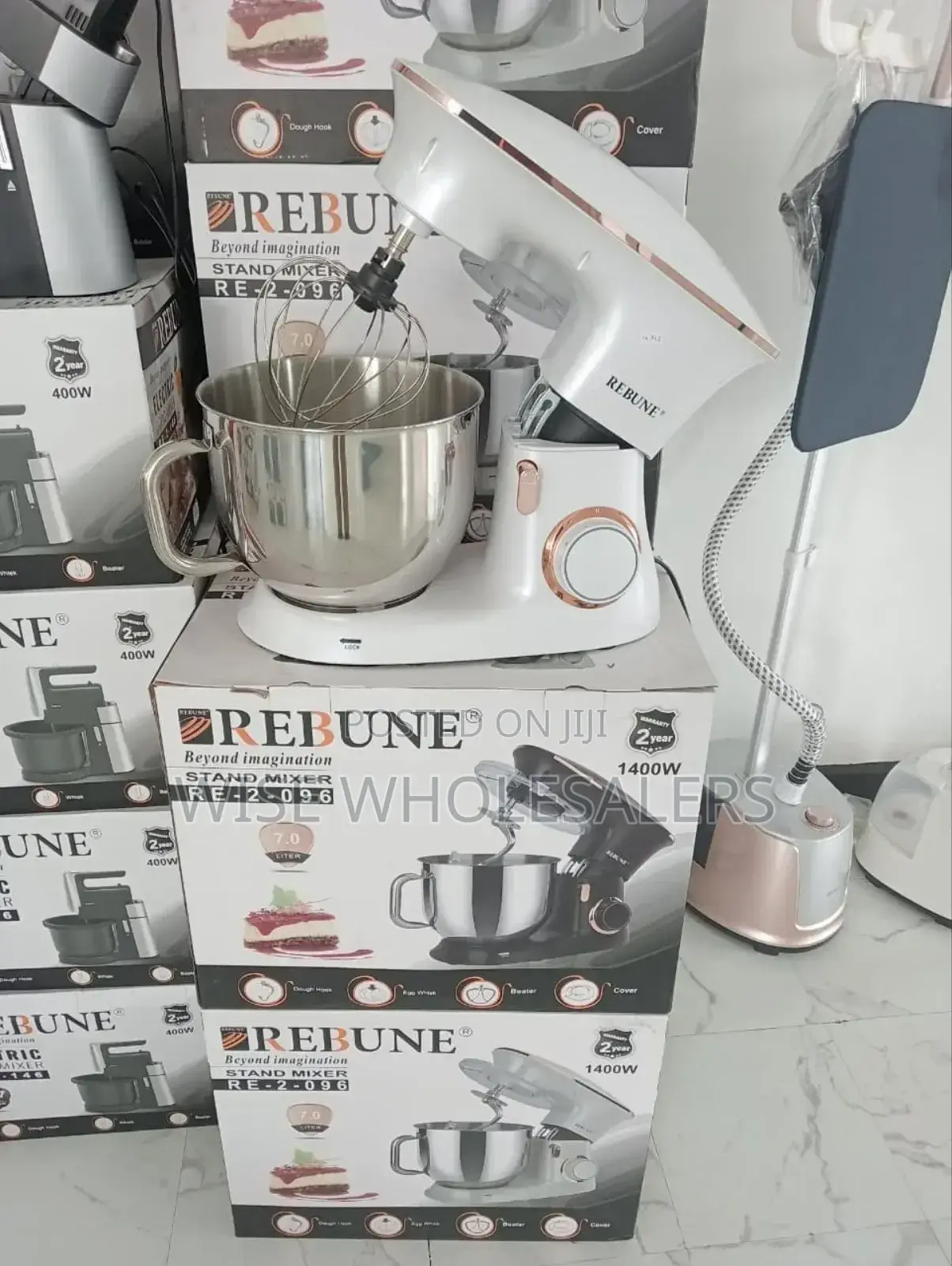 Stand Mixer 7litre Available In White