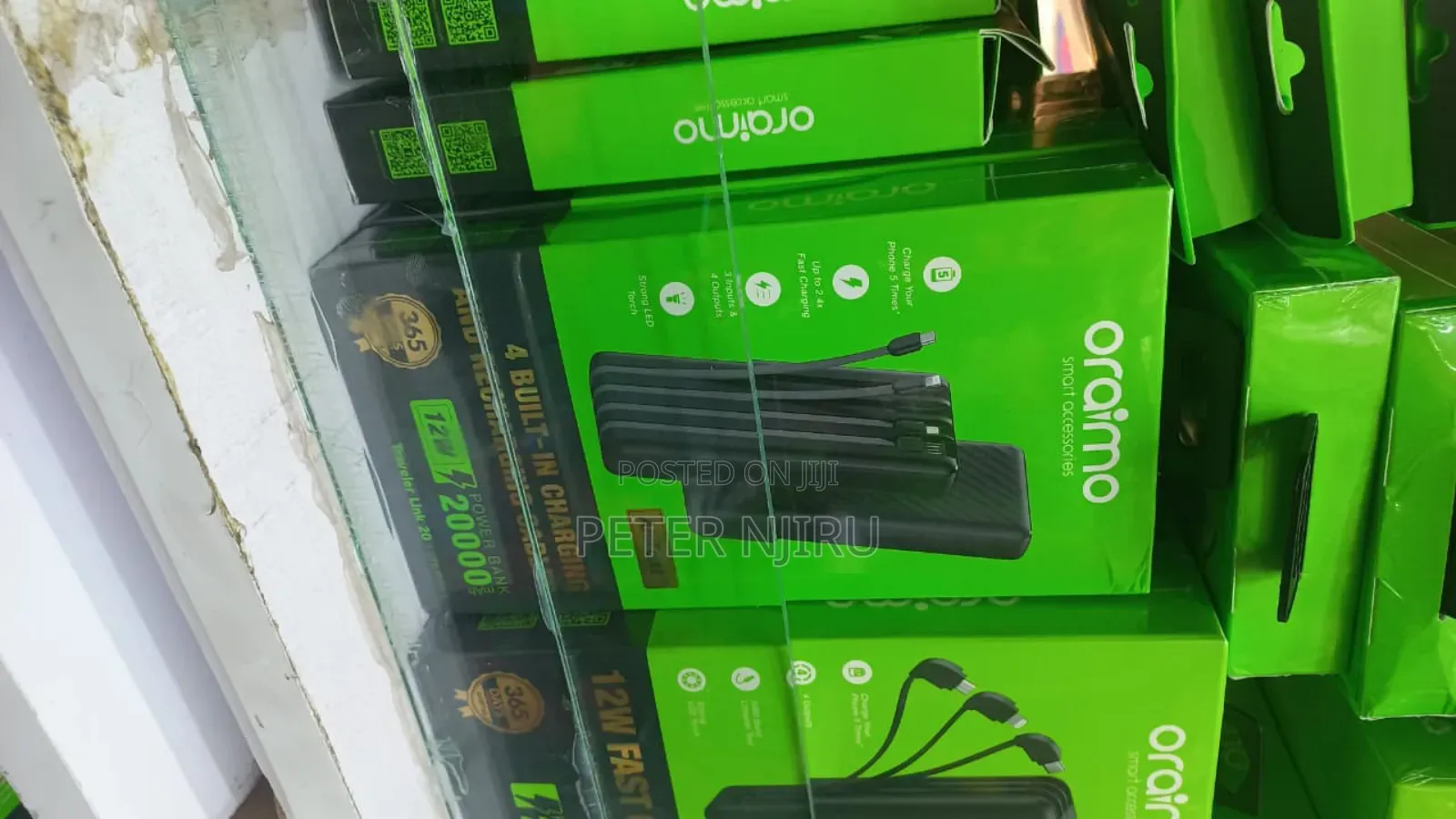 Oraimo Toast 10 Byte Led Display 10000mah Powerbank Dual