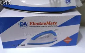 Electromate Dry Iron Box Nonstick Soleplate
