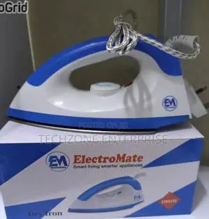 Em Electromate Dry Iron Box 1000w With 5 Gear Temp Control