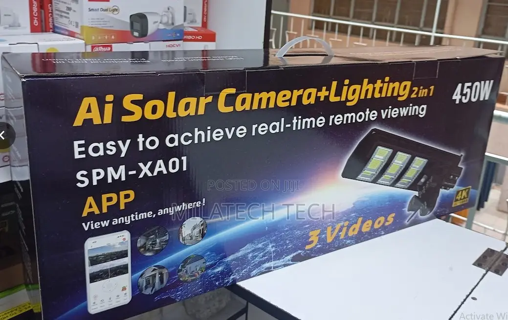 2in1 Ai 4g CCTV Camera + 450 Solar Se