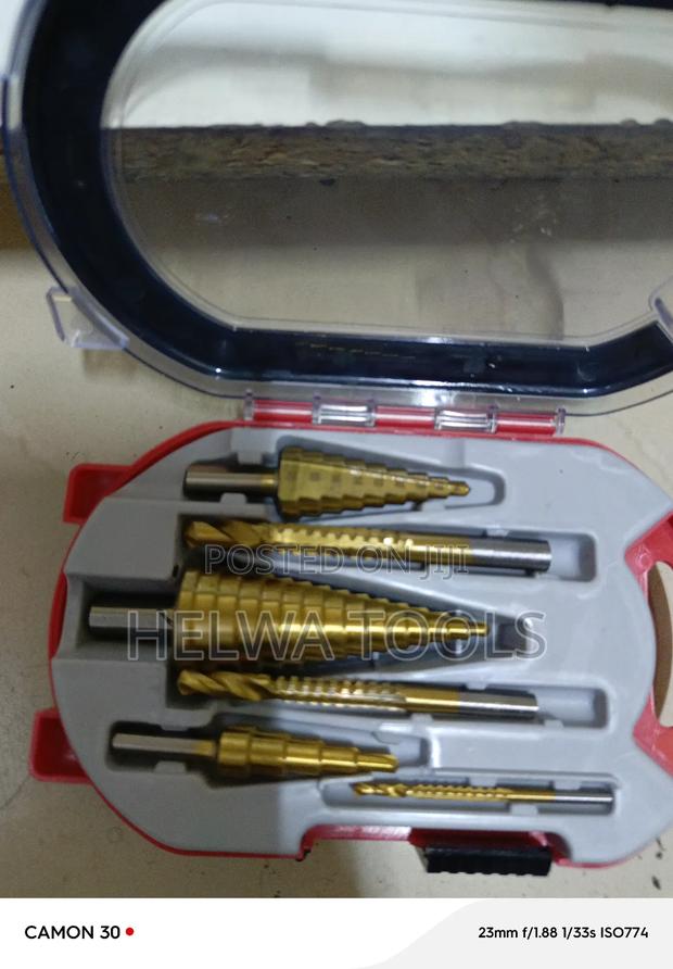 6 Pcs, Step Drill Bits Set/ 6 PCS