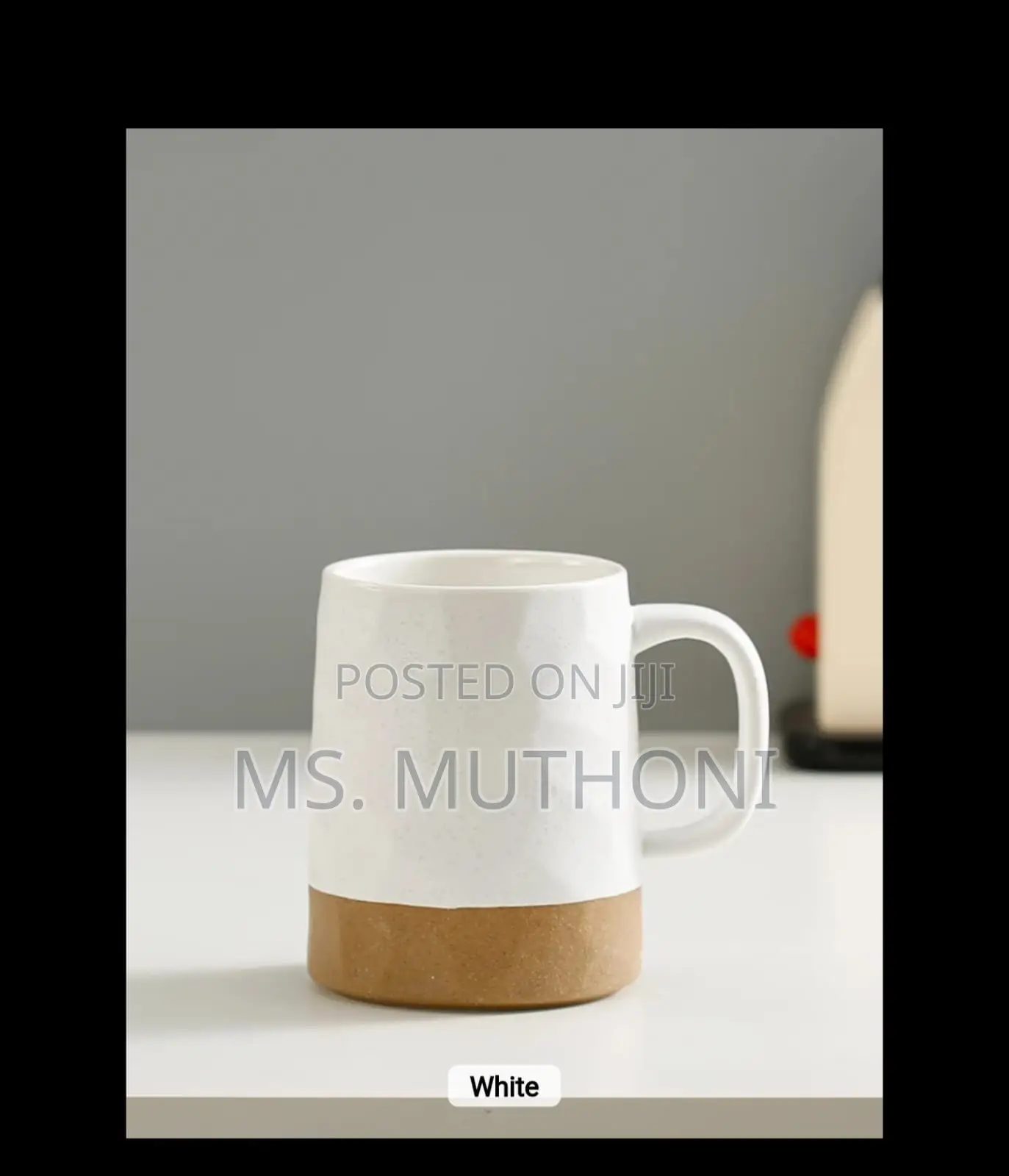 410 Ml Double Glaze Retro Nordic Matte Ceramic Coffee Mugs.