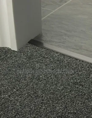 Dark Grey Loop Pile Carpet - 4mm Delta Design for Office