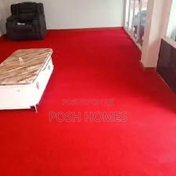 Red Loop Pile Carpets Affordable 4mm