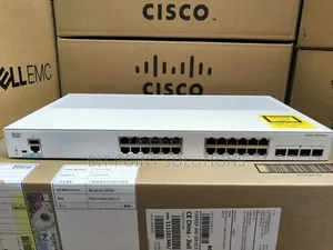 Cisco Cbs350 24port Gigabit Poe Managed Switch With 4×Sfp