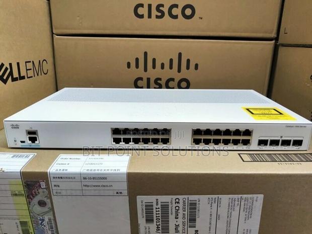 Cisco Cbs350 24port Gigabit Poe Managed Switch With 4×Sfp