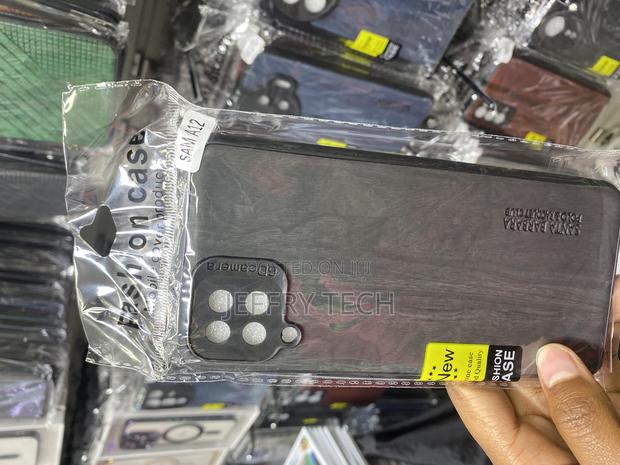 Star Samsung A12 Leather Case With Silicone Bumper - main view