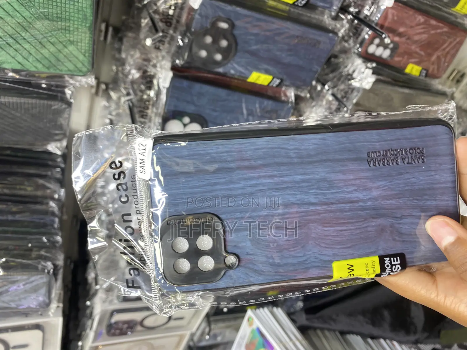Joho Leather Case for Samsung Galaxy A12 With Silicone Ends