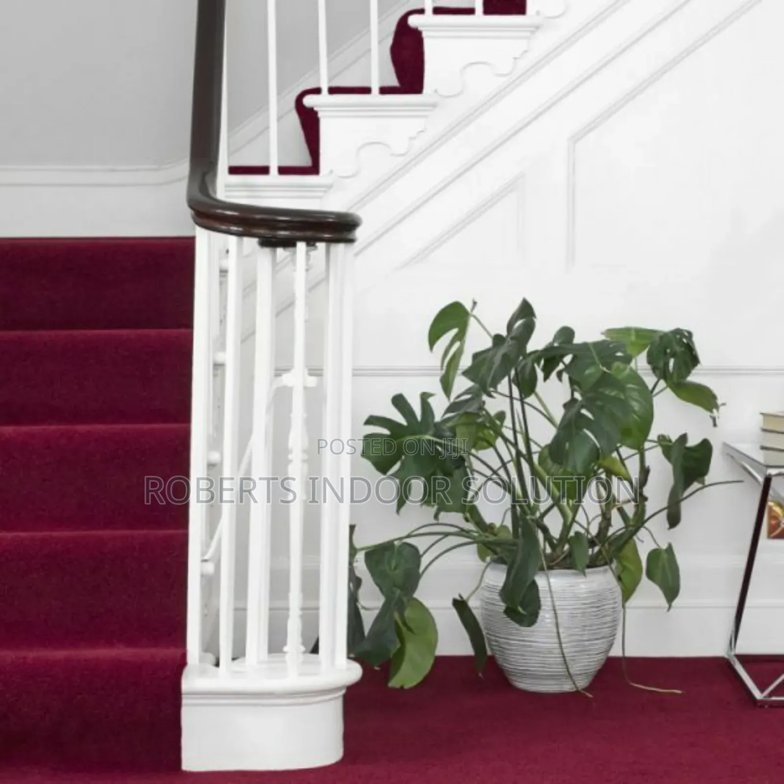 Maroon Delta Carpet - Wall-to-Wall Look for Your Space