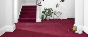 Maroon Delta Carpet - Wall-to-Wall Look for Your Space