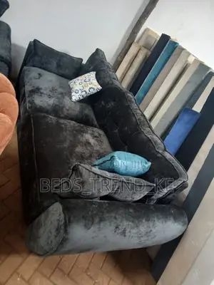 Black 3 Seater Butterfly Sofa