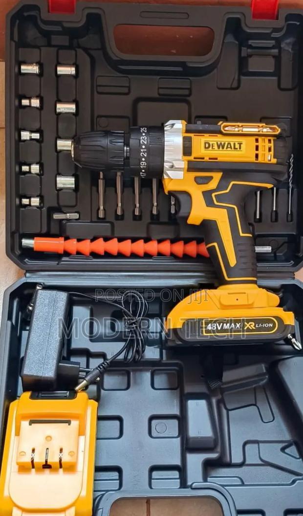 Dewalt 48 v Cordless Drill With Hammer Function - main view