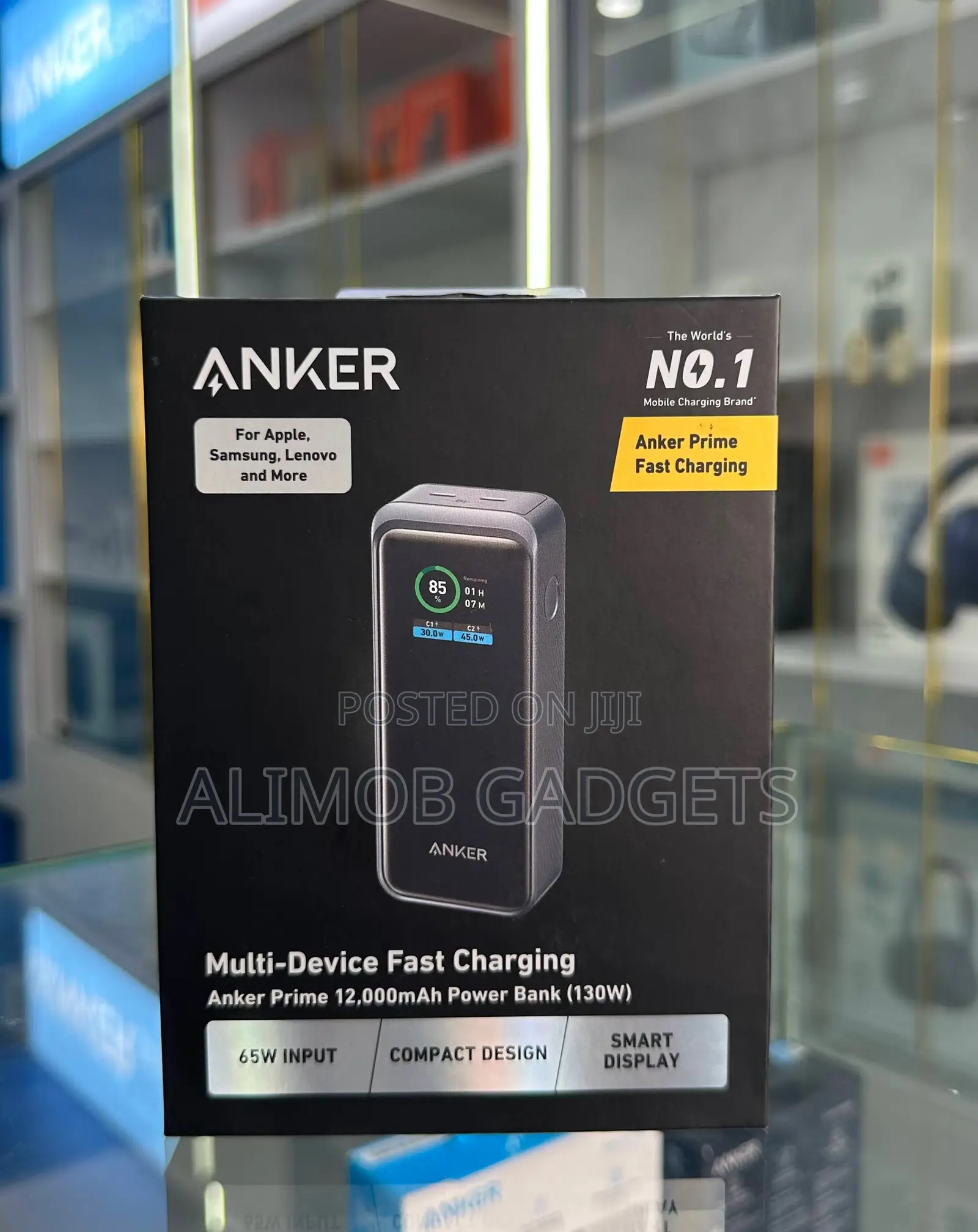 Anker Prime 12,000mah Power Bank (130w) – CLEARANCE SALE! 