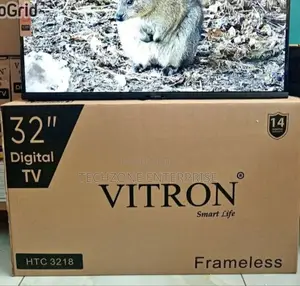 Vitron 32 Inch Digital Flameless Tv With Inbuilt Decorder