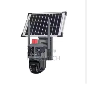 3lens 3 Screens Solar PTZ CCTV
