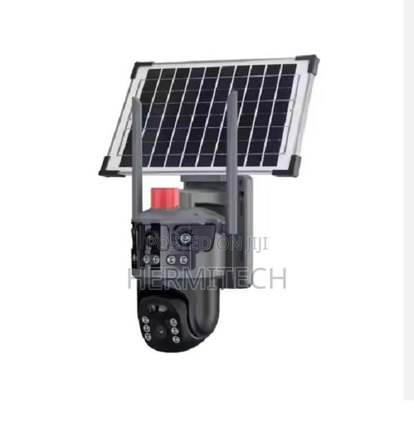 3lens 3 Screens Solar PTZ CCTV - main view