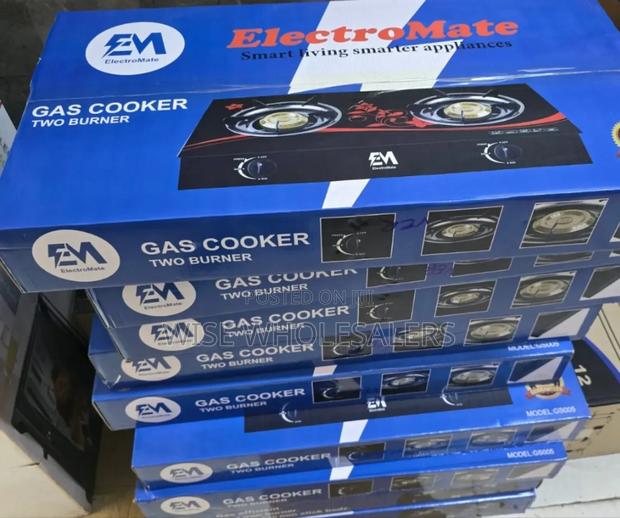 Electromate Glass Double Burner Cooker