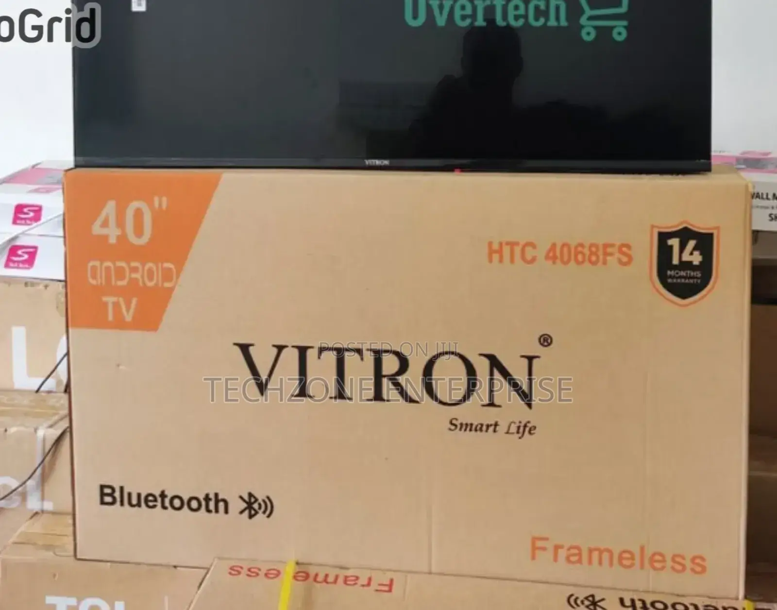 Vitron (Htc4068fs) 40" Inch Flameless Smart Android Tv