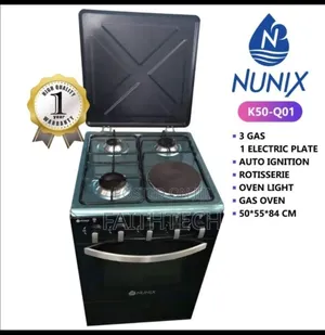Nunix 50*55 3+1 Freestanding Cooker With Electric Oven