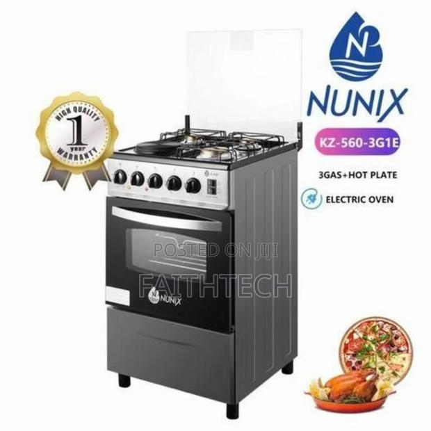 Nunix 50*55 3+1 Freestanding Cooker With Electric Oven