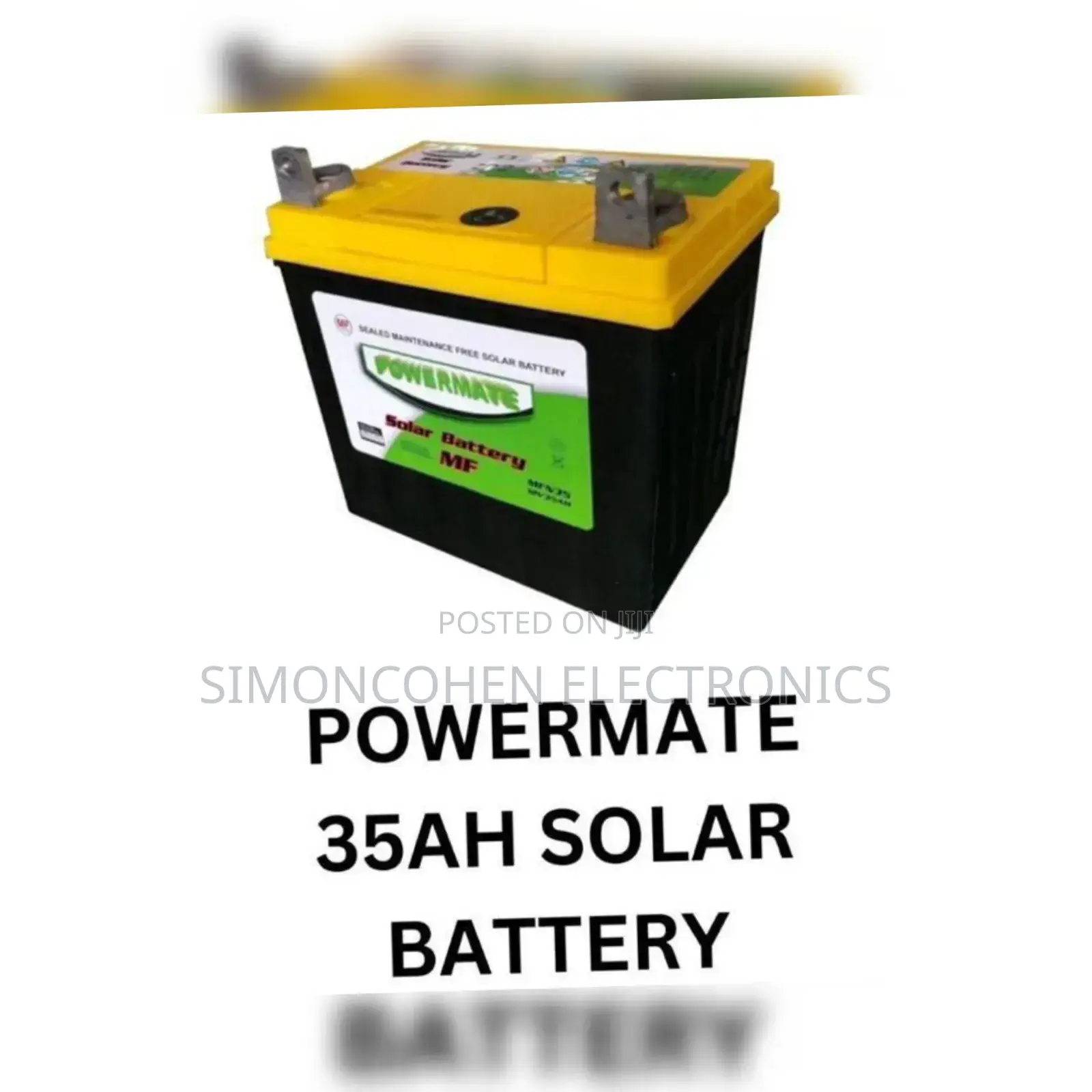 Durable 35ah Powermate Solar Battery