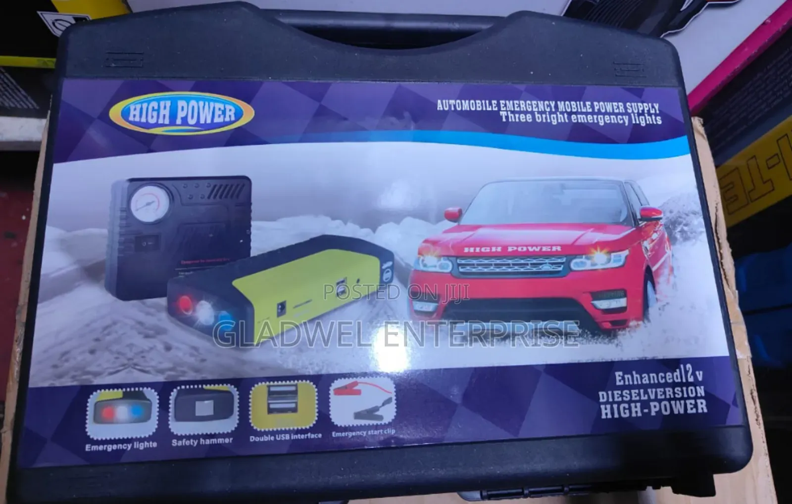 Portable Jump Starter Kit 12v
