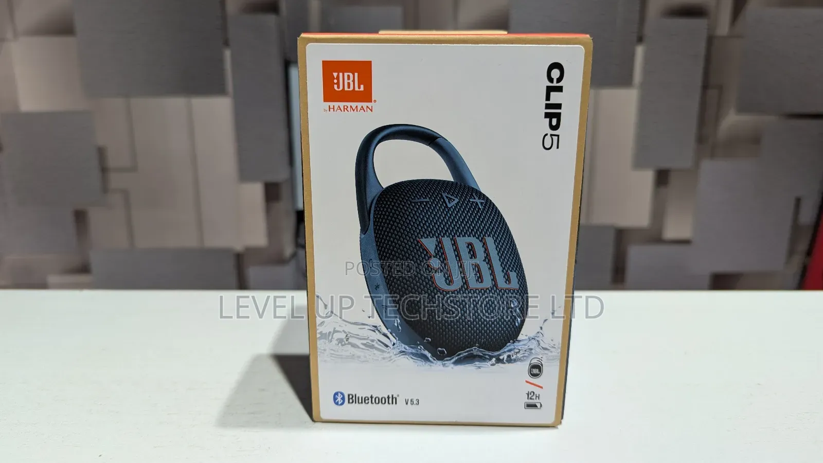 JBL Clip 5 Portable Bluetooth Speaker (Black)