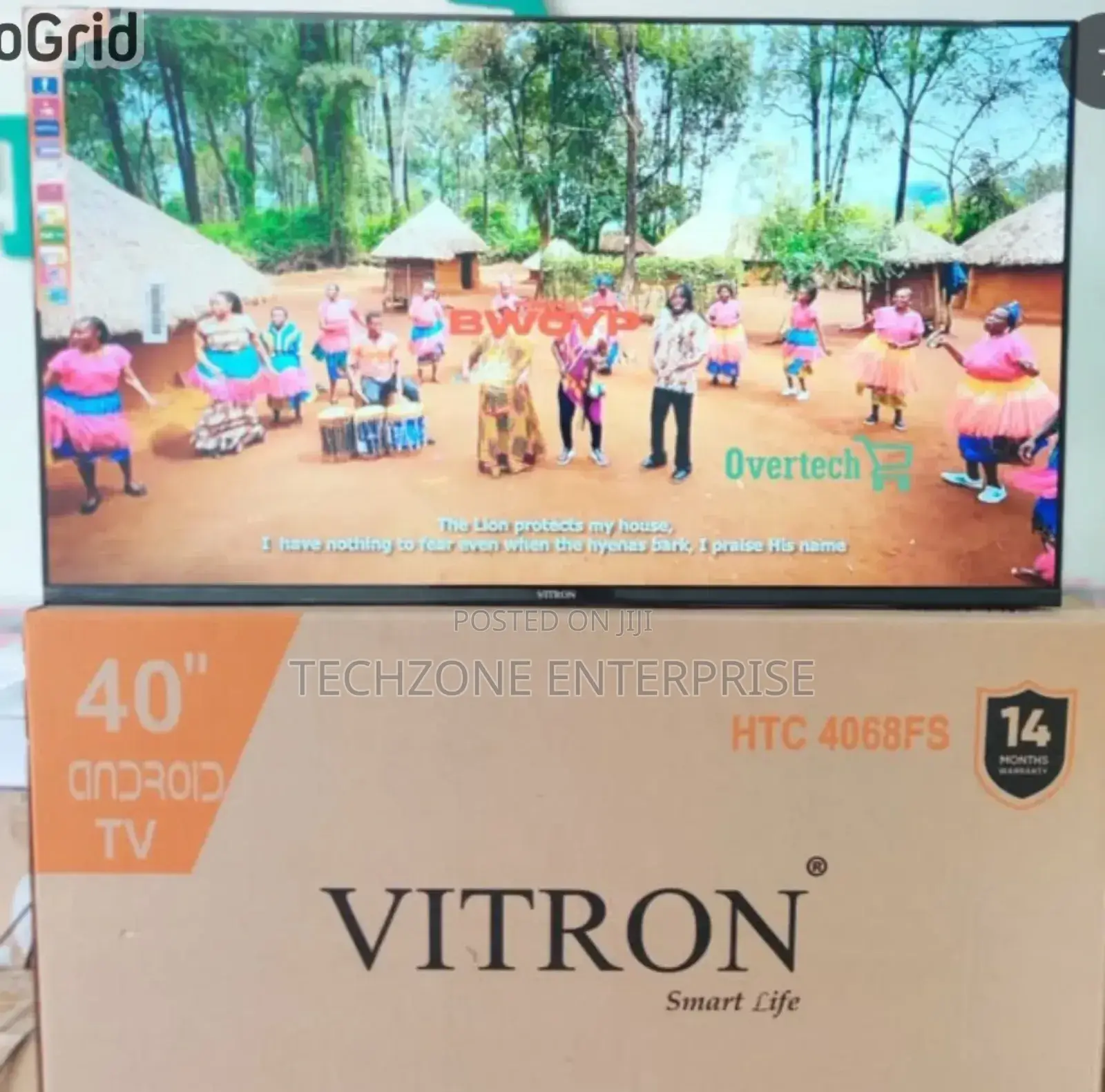 Vitron (Htc4068fs) 40" Smart Android Tv Inbuilt Decorder