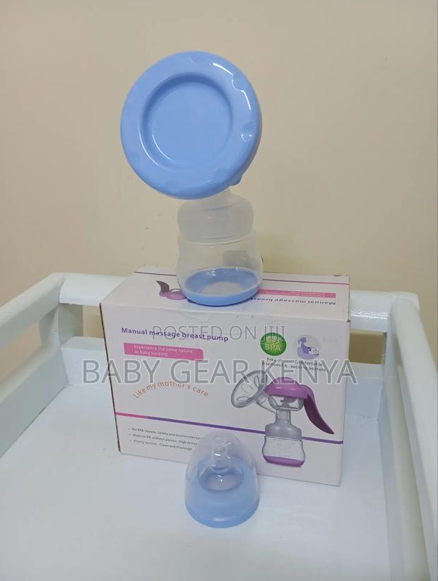 Blue Manual Breast Pump - thumbnail 2