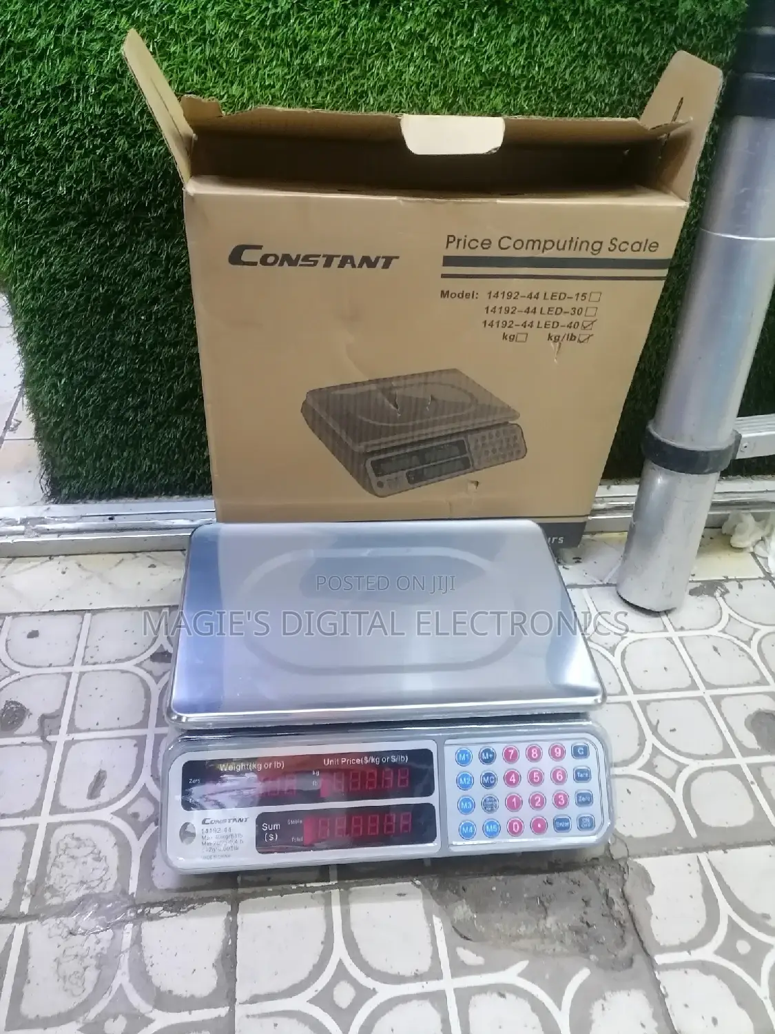 Heavy Duty 40kg Constant Weighing Scale Flat