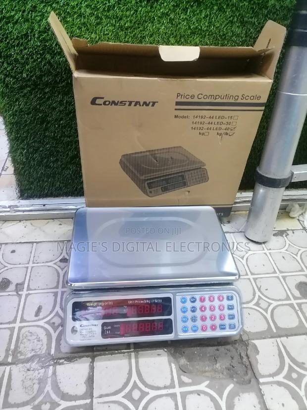 Heavy Duty 40kg Constant Weighing Scale Flat