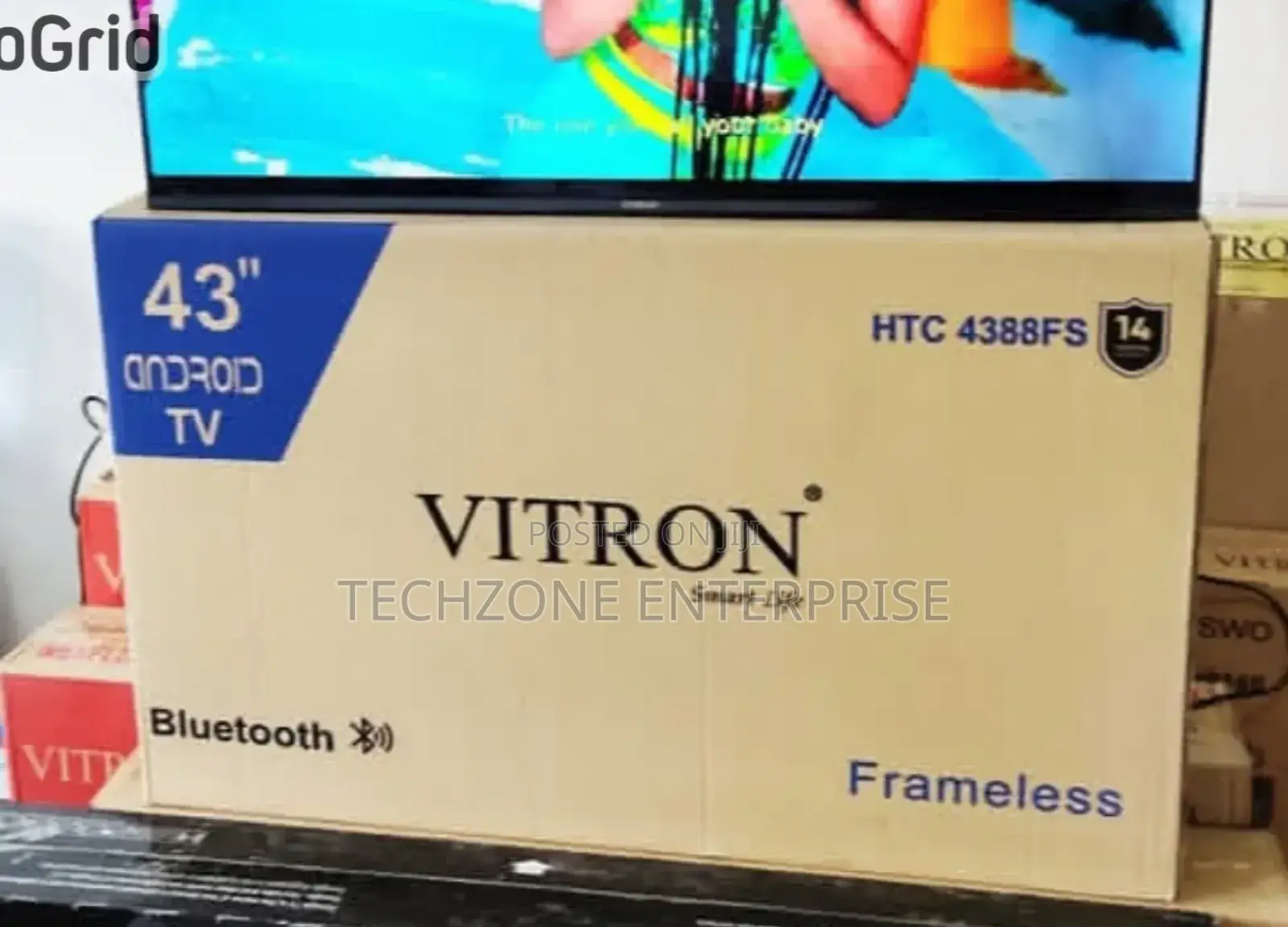 Vitron 43" Full Hd Smart Android Tv Multiple Connectivity;