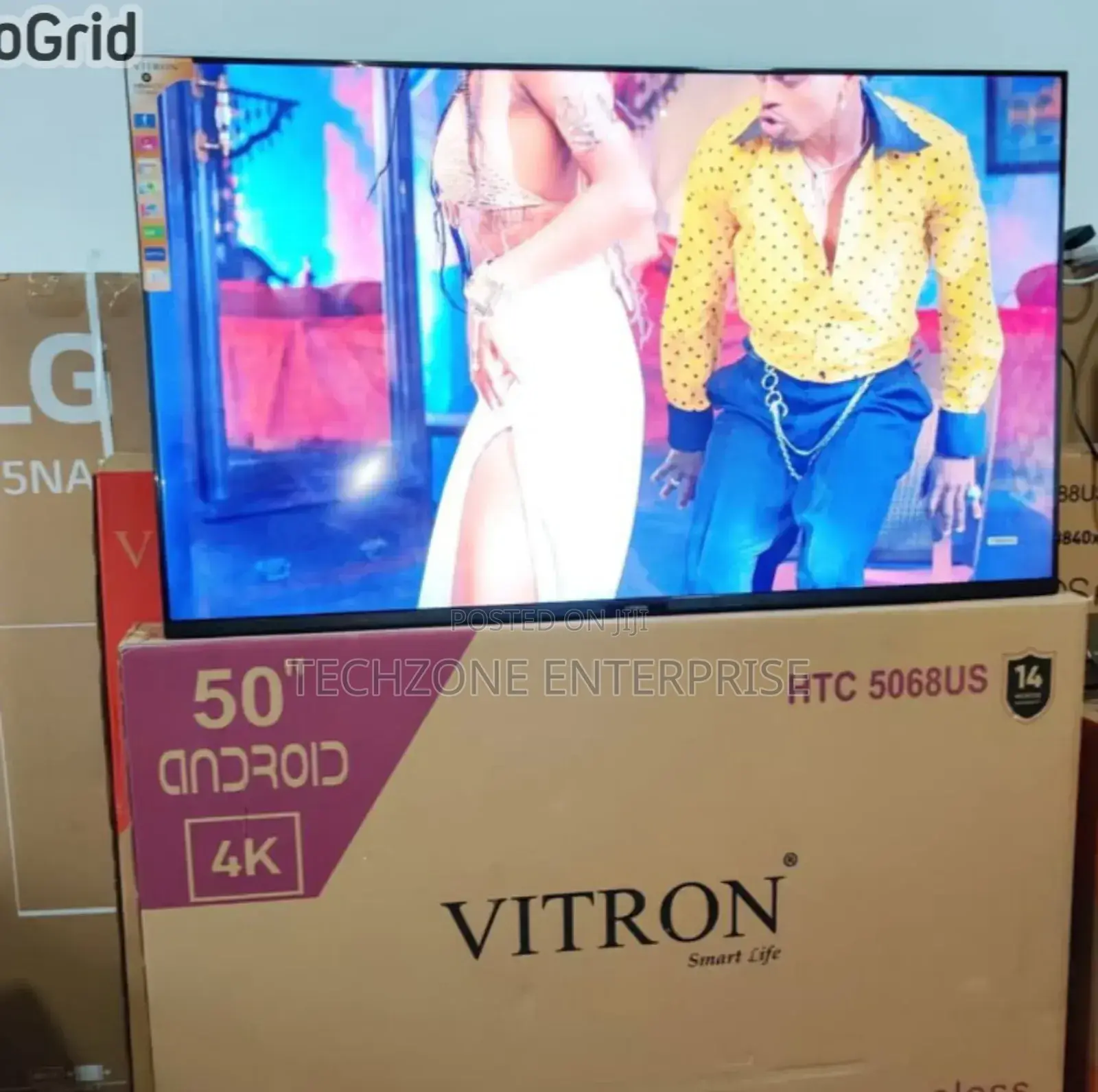 Vitron 50′′Inch Smart Android Tv Multiple Connectivity,