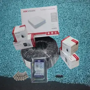 Hikvision 4 1080p Resolution 2mp CCTV Cameras Full Package