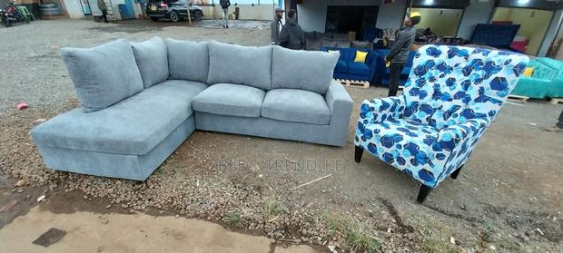 6 Seater L Seat With a Separate Armchair