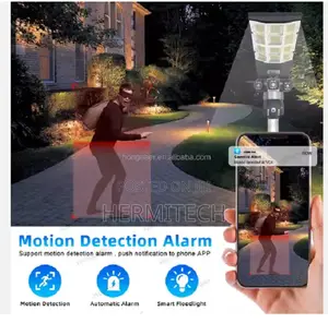  3 Lens Outdoor Wireless Solar Surveil Camera V380 Pro