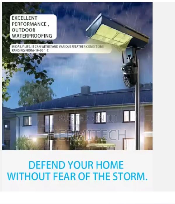  3 Lens Outdoor Wireless Solar Surveil Camera V380 Pro - thumbnail 3