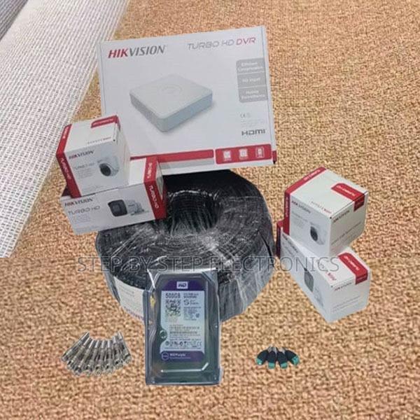 True Day Hikvision 4 1080p Full Hd CCTV Cameras Full Package