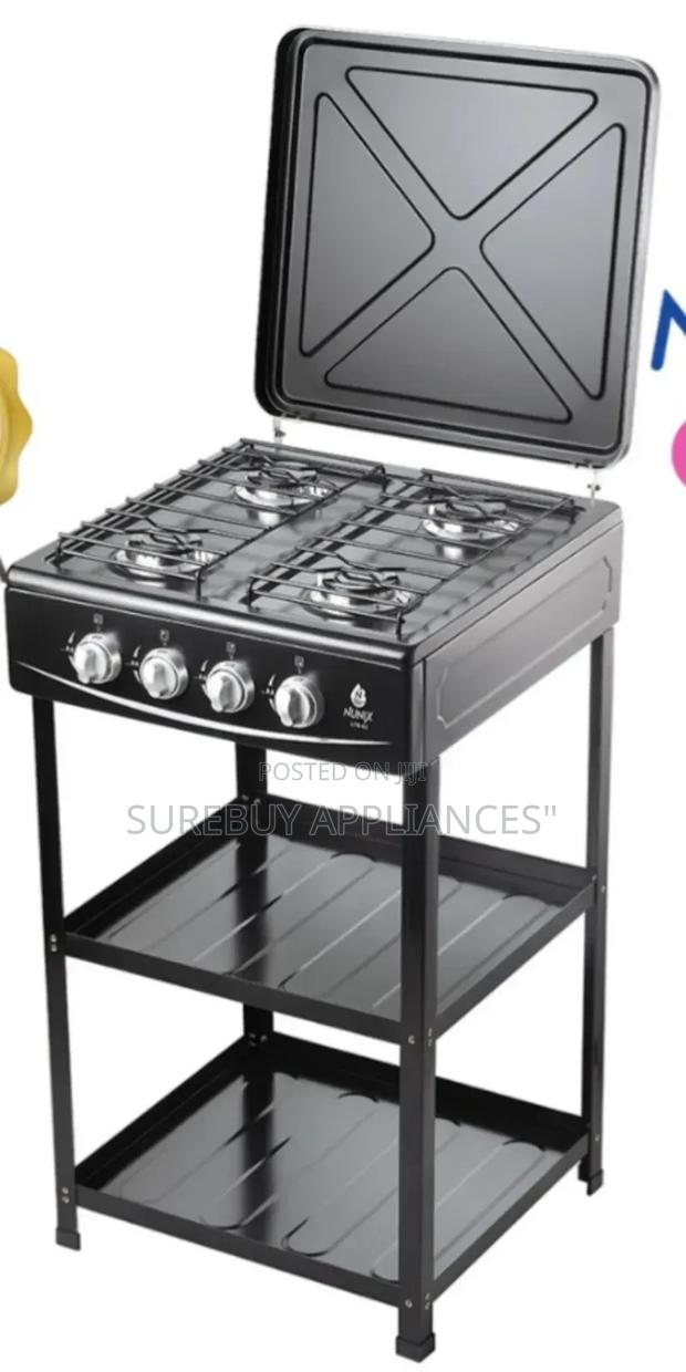 Nunix Full Gas Standing Cooker With Shelf - main view