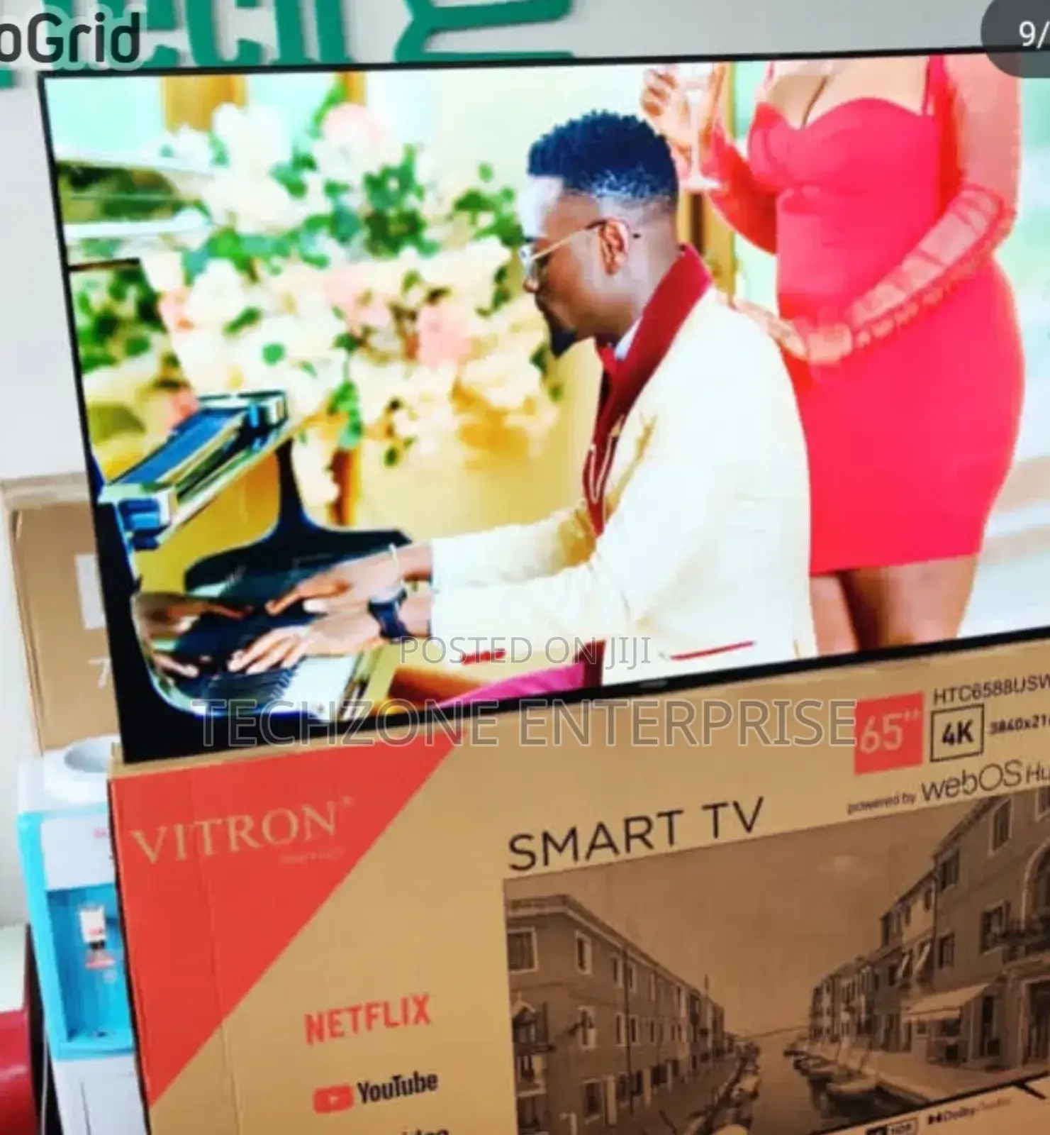 Vitron 65" Inch Smart Uhd Flameless Webos Tv
