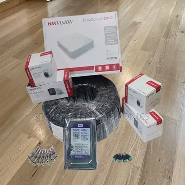 20m Ir Distance Hikvision 4 1080p CCTV Cameras Full Package