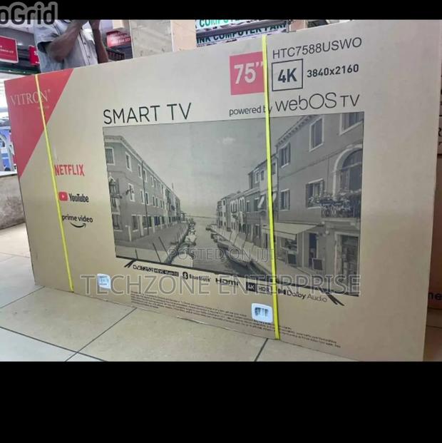Vitron 75′′ Inch Uhd Frameless Smart Webos Tv