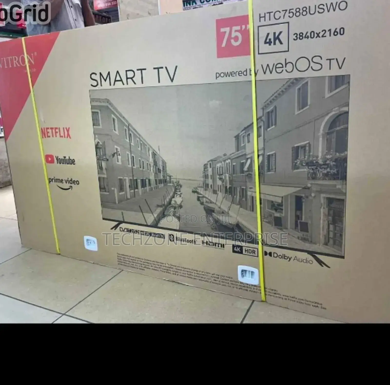 Vitron 75′′ Inch Uhd Frameless Smart Webos Tv