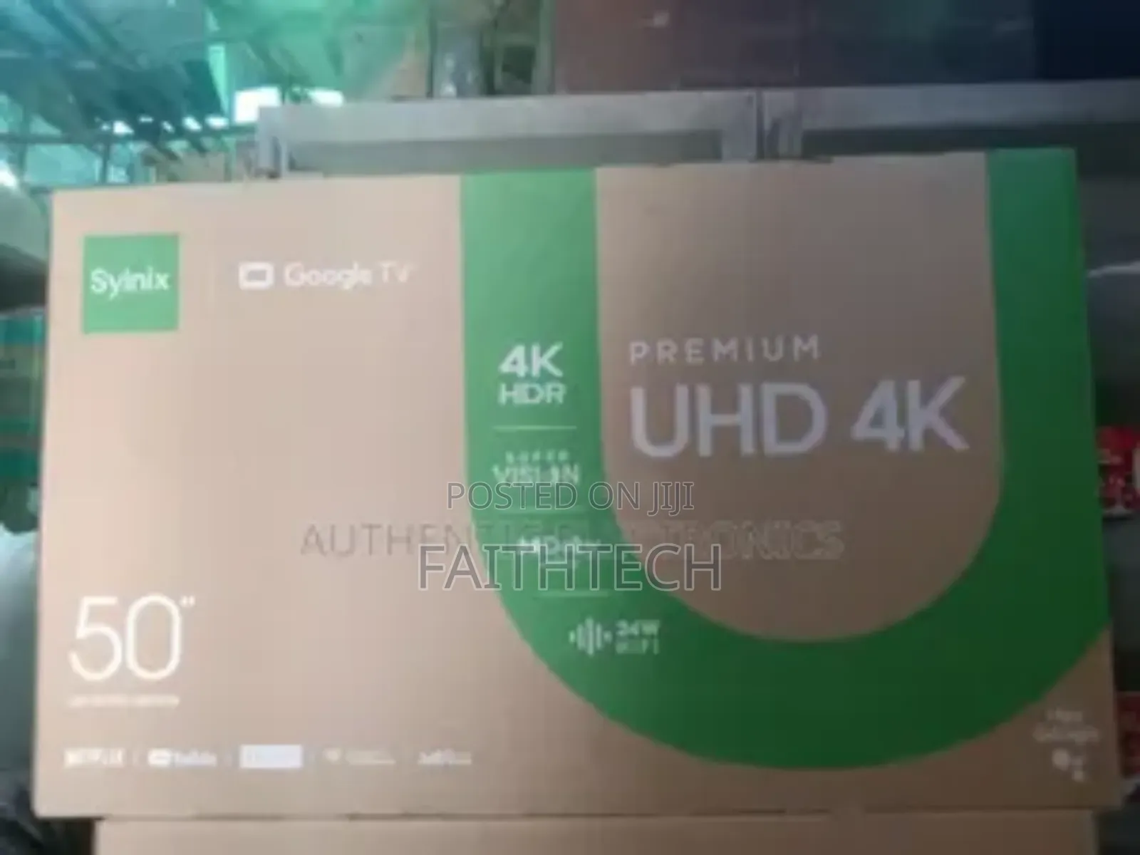 Syinix 50inch Google Tv
Premium Uhd4k(Hdr)