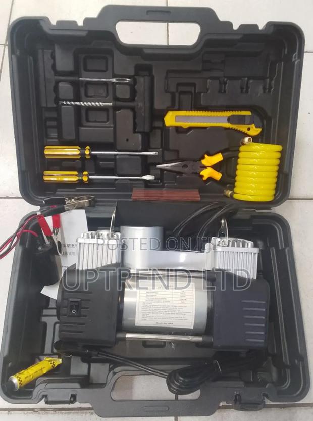 Portable Air Pump, Compressor for Cars, Now Available - main view