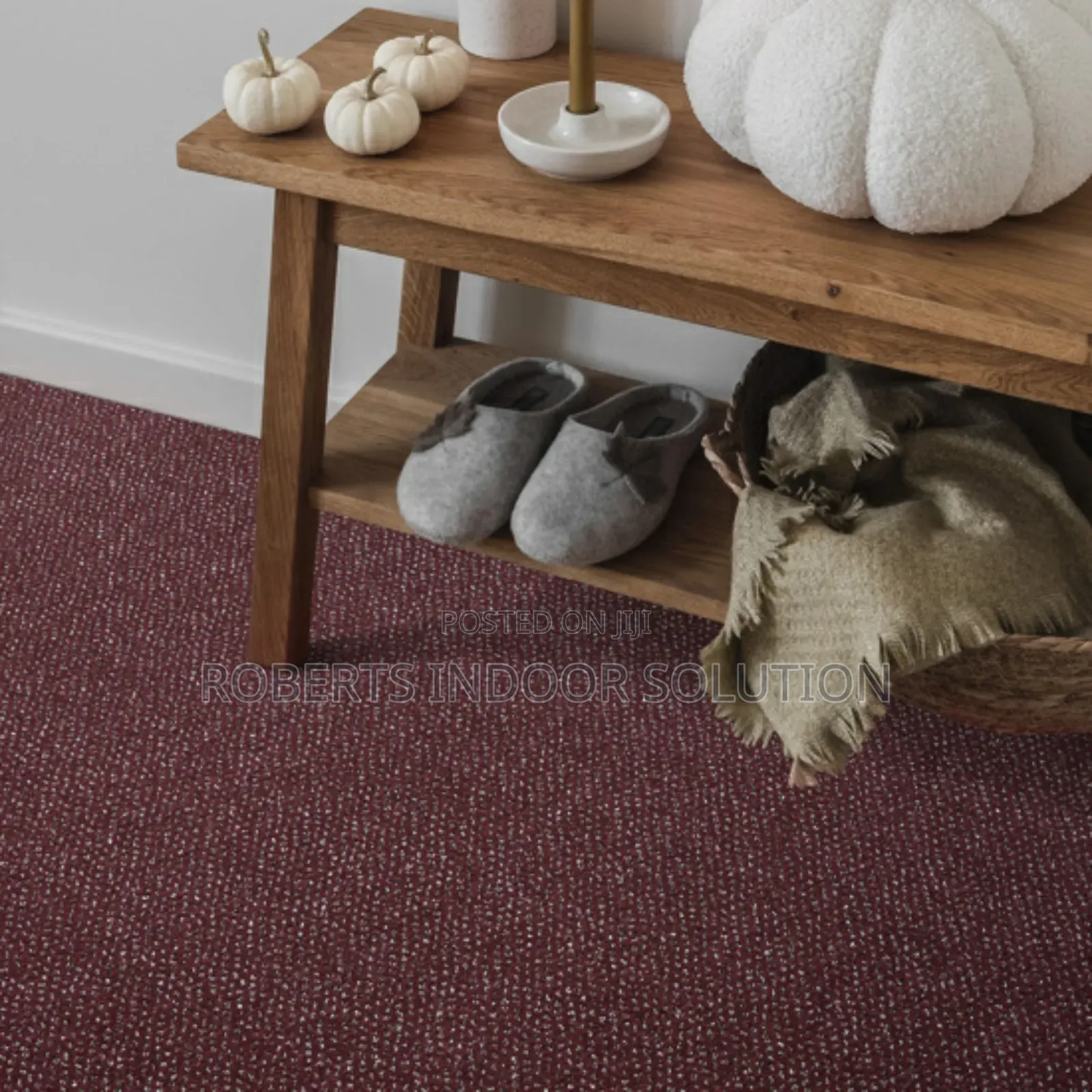 Brown Delta Carpet - Elegant Wall-to-Wall