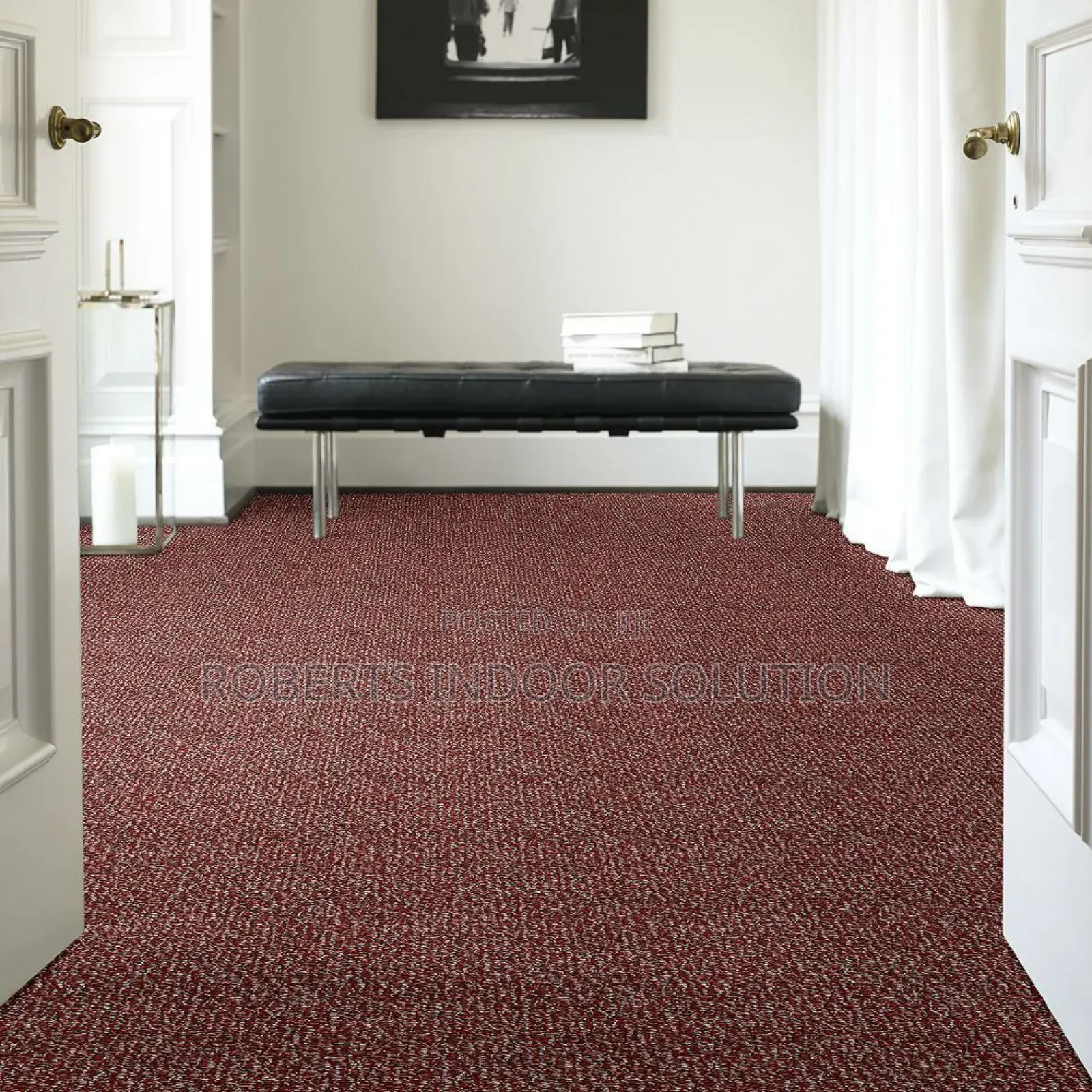 Brown Delta Carpet - Elegant Wall-to-Wall