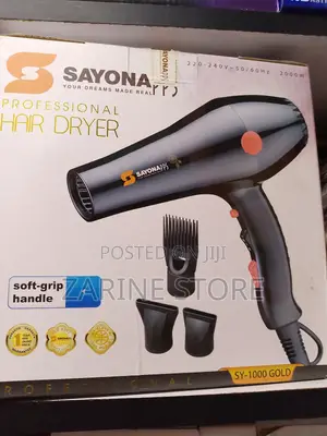 2000w Sayona Hair Blowdry With Soft Grip Handle